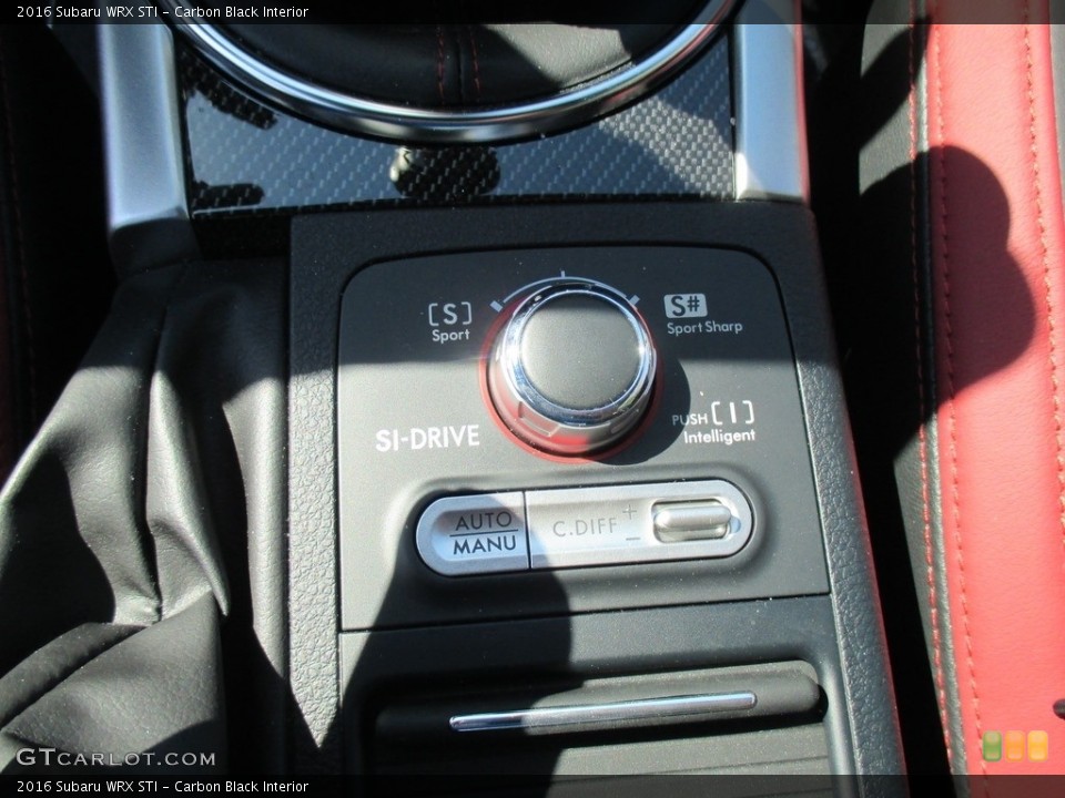 Carbon Black Interior Controls for the 2016 Subaru WRX STI #112572208