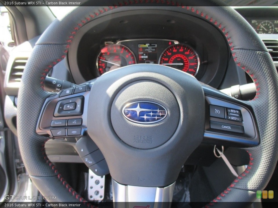 Carbon Black Interior Steering Wheel for the 2016 Subaru WRX STI #112572235