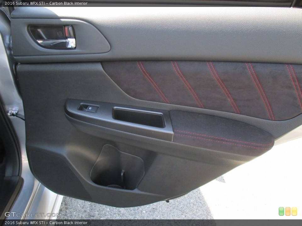 Carbon Black Interior Door Panel for the 2016 Subaru WRX STI #112572382