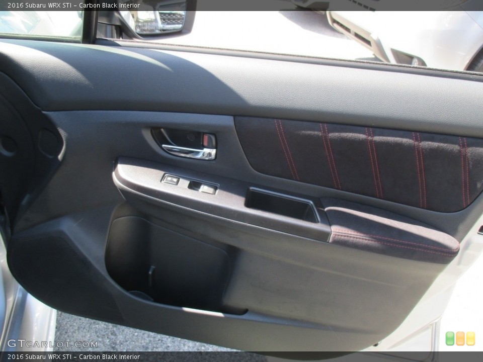 Carbon Black Interior Door Panel for the 2016 Subaru WRX STI #112572406