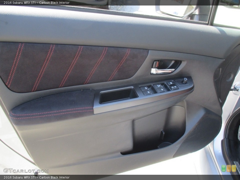 Carbon Black Interior Door Panel for the 2016 Subaru WRX STI #112572427