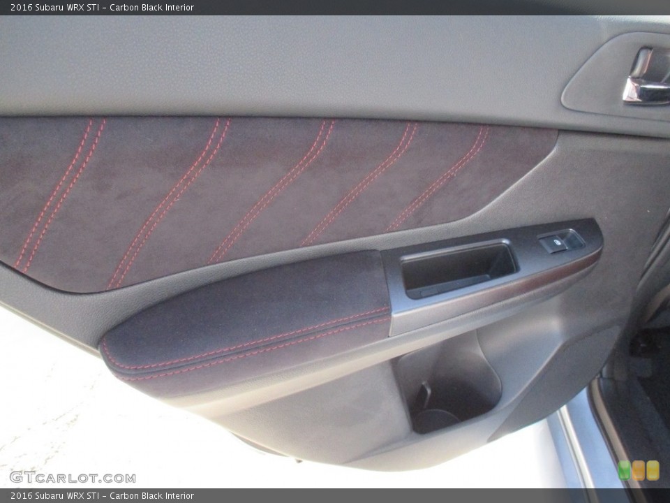 Carbon Black Interior Door Panel for the 2016 Subaru WRX STI #112572451