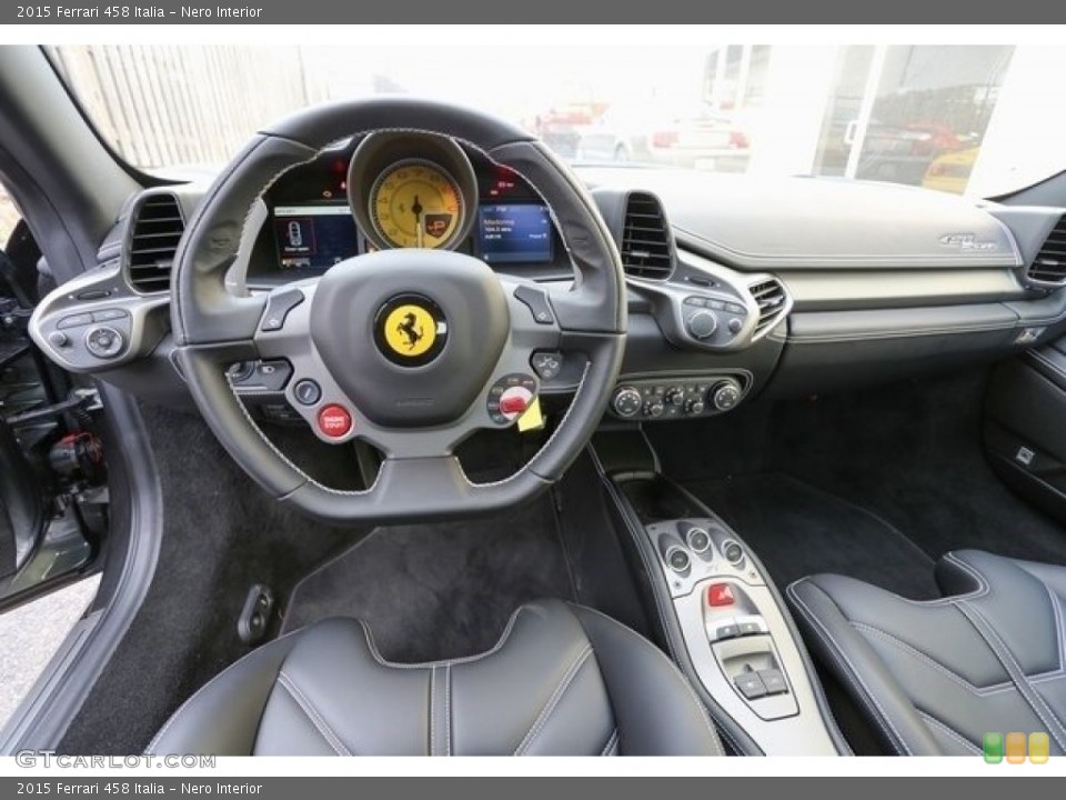 Nero Interior Dashboard for the 2015 Ferrari 458 Italia #112580917