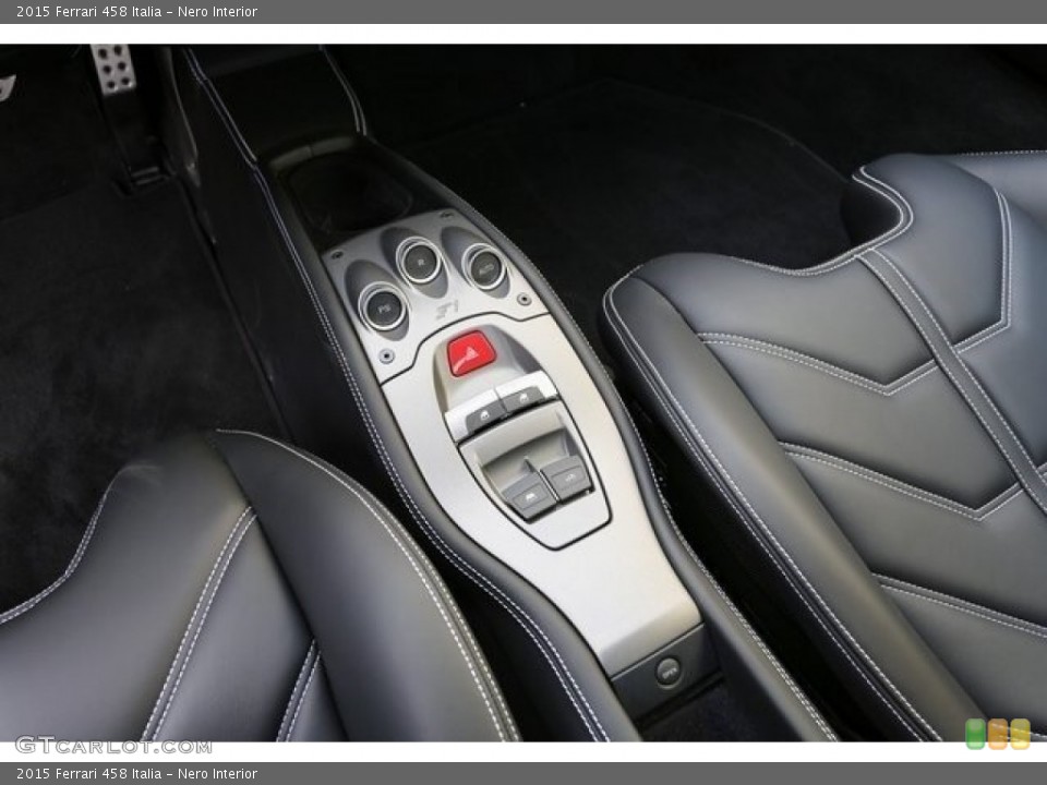 Nero Interior Controls for the 2015 Ferrari 458 Italia #112580923