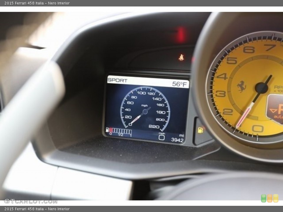 Nero Interior Gauges for the 2015 Ferrari 458 Italia #112580956