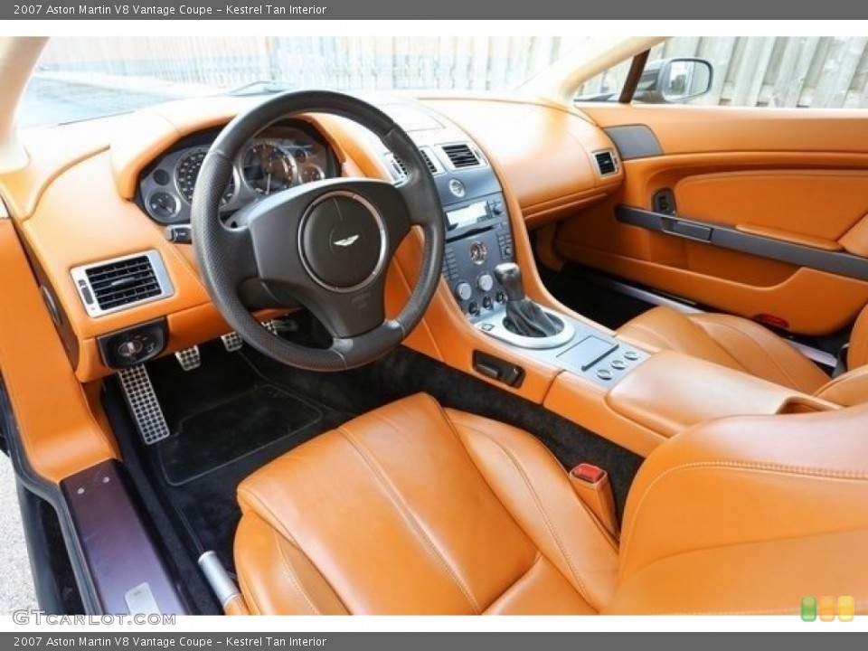 Kestrel Tan Interior Photo for the 2007 Aston Martin V8 Vantage Coupe #112581399