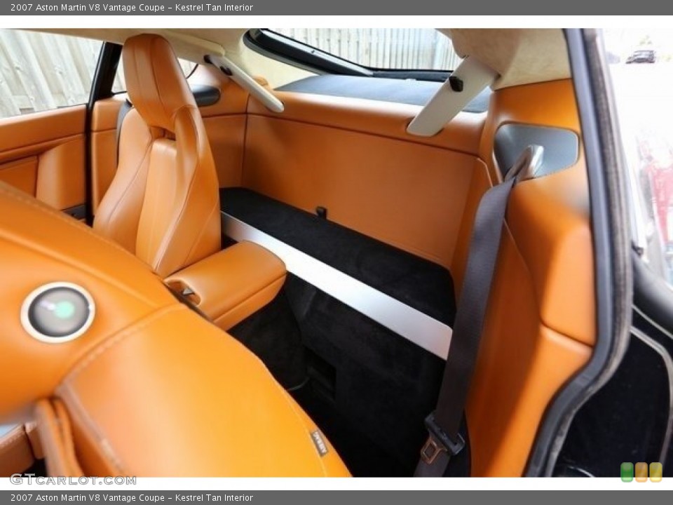 Kestrel Tan Interior Rear Seat for the 2007 Aston Martin V8 Vantage Coupe #112581406
