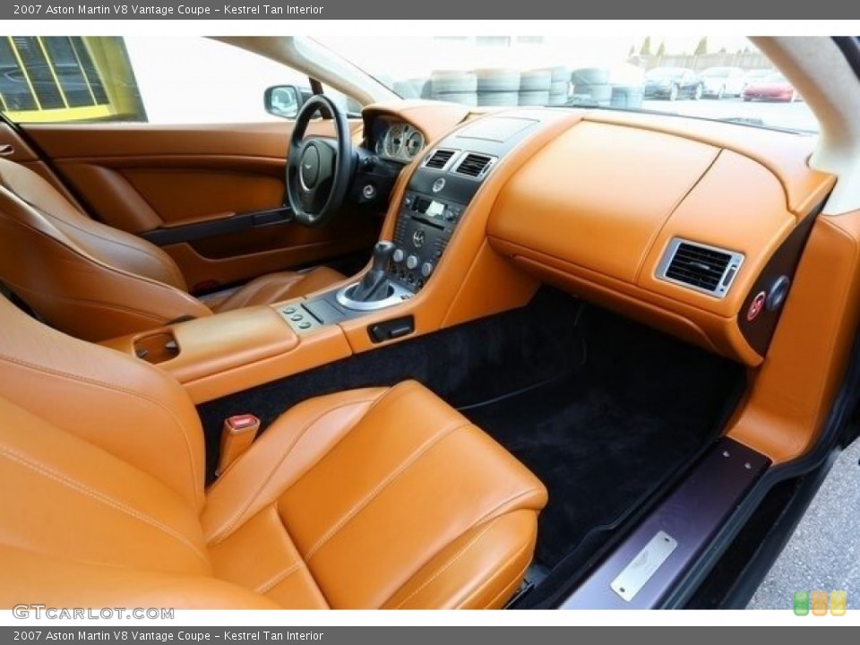 Kestrel Tan Interior Dashboard for the 2007 Aston Martin V8 Vantage Coupe #112581424