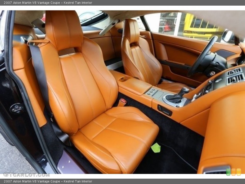 Kestrel Tan Interior Front Seat for the 2007 Aston Martin V8 Vantage Coupe #112581427