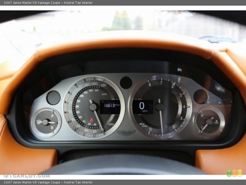 Kestrel Tan Interior Gauges for the 2007 Aston Martin V8 Vantage Coupe #112581451