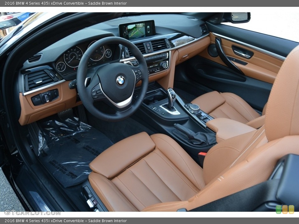 Saddle Brown Interior Prime Interior for the 2016 BMW 4 Series 435i xDrive Convertible #112596039