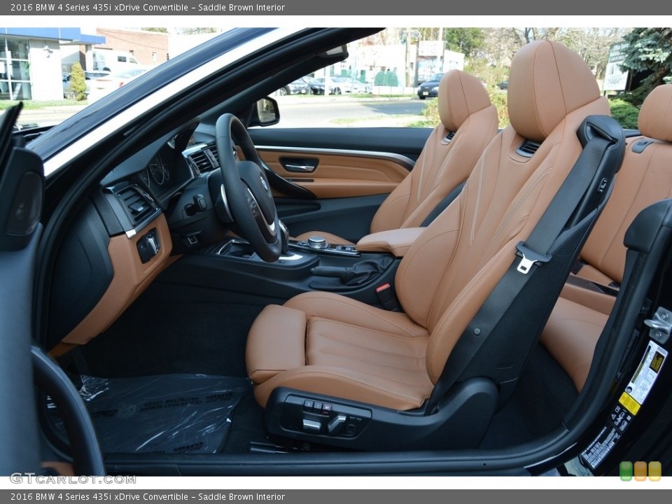 Saddle Brown Interior Photo for the 2016 BMW 4 Series 435i xDrive Convertible #112596069