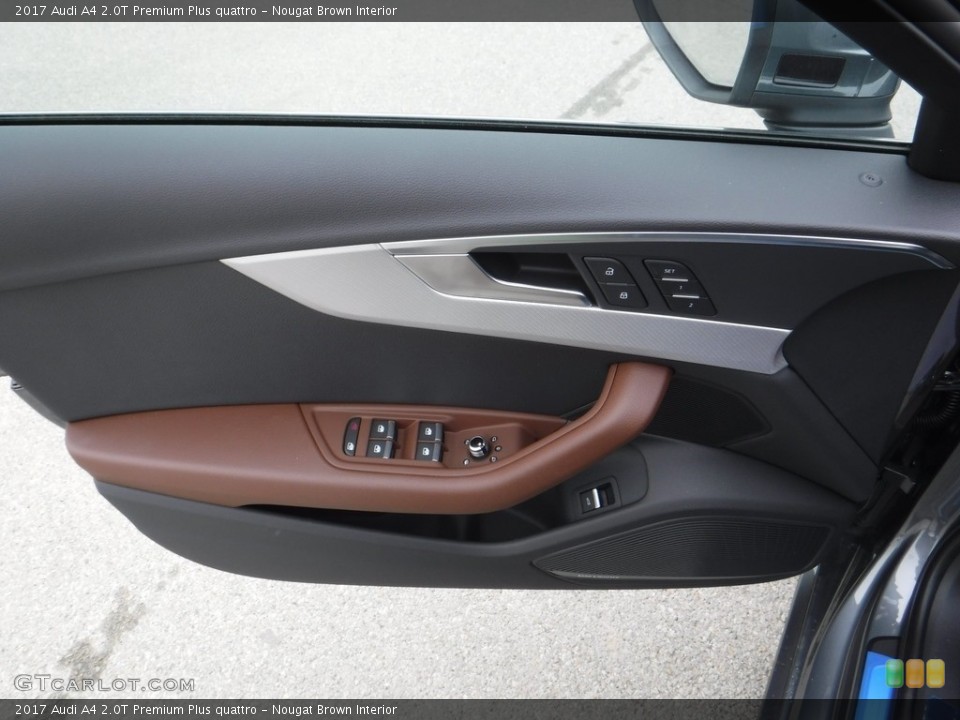 Nougat Brown Interior Door Panel for the 2017 Audi A4 2.0T Premium Plus quattro #112604568