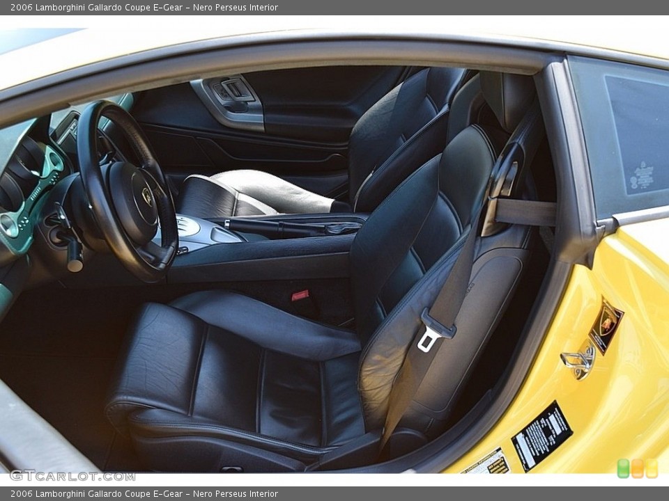 Nero Perseus Interior Front Seat for the 2006 Lamborghini Gallardo Coupe E-Gear #112636446