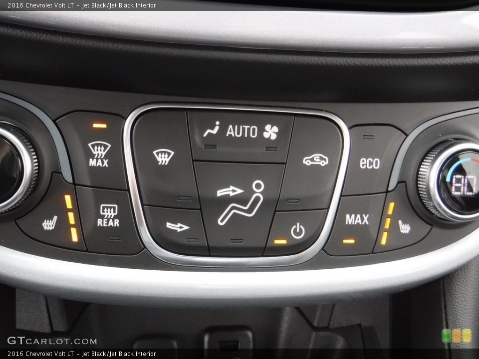 Jet Black/Jet Black Interior Controls for the 2016 Chevrolet Volt LT #112646553