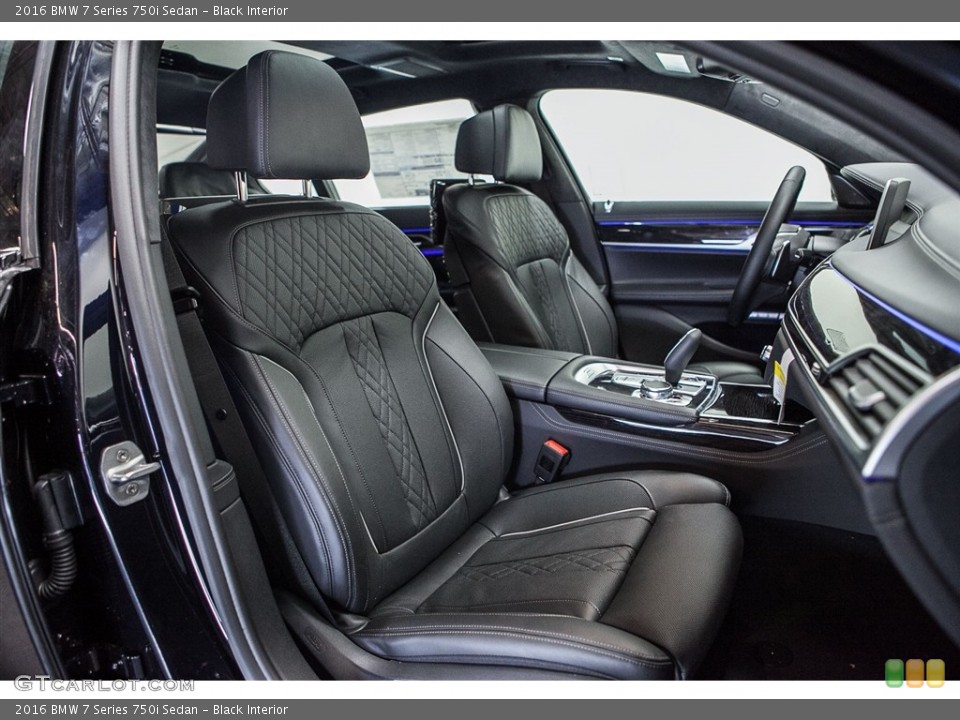 Black Interior Photo for the 2016 BMW 7 Series 750i Sedan #112665186