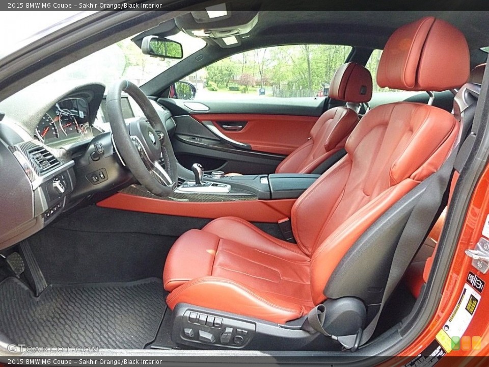 Sakhir Orange/Black Interior Photo for the 2015 BMW M6 Coupe #112675258