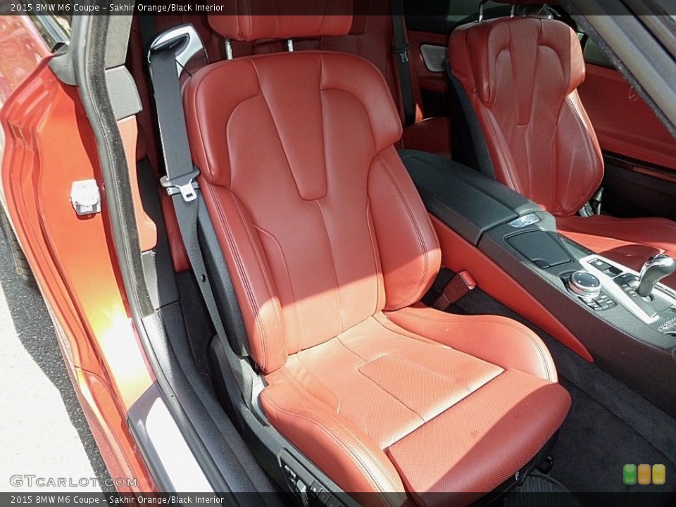 Sakhir Orange/Black Interior Front Seat for the 2015 BMW M6 Coupe #112675324