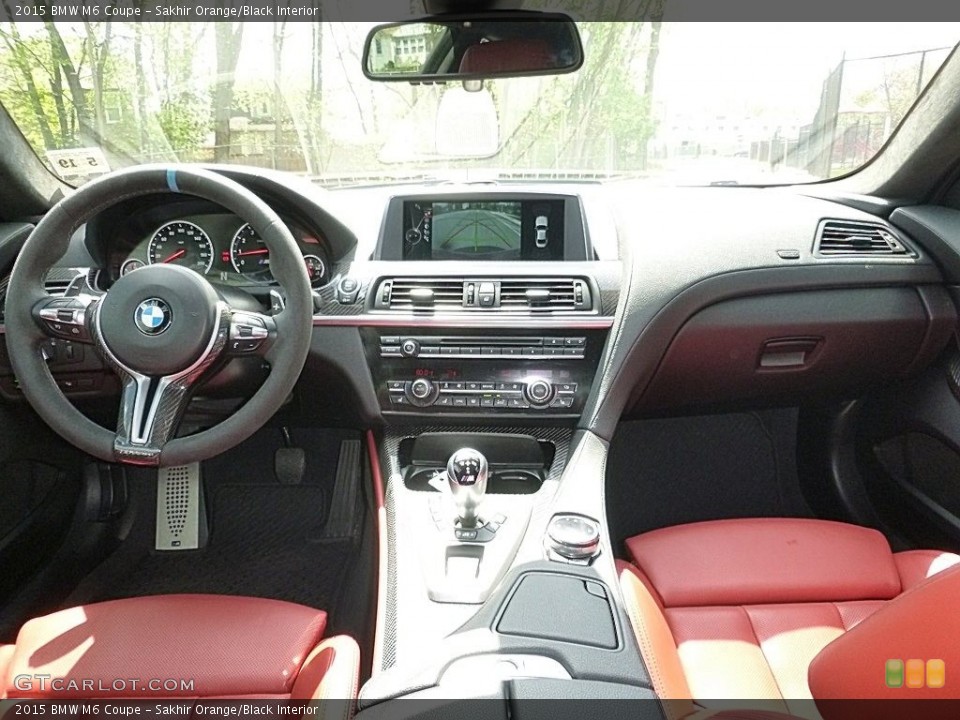Sakhir Orange/Black Interior Dashboard for the 2015 BMW M6 Coupe #112675381