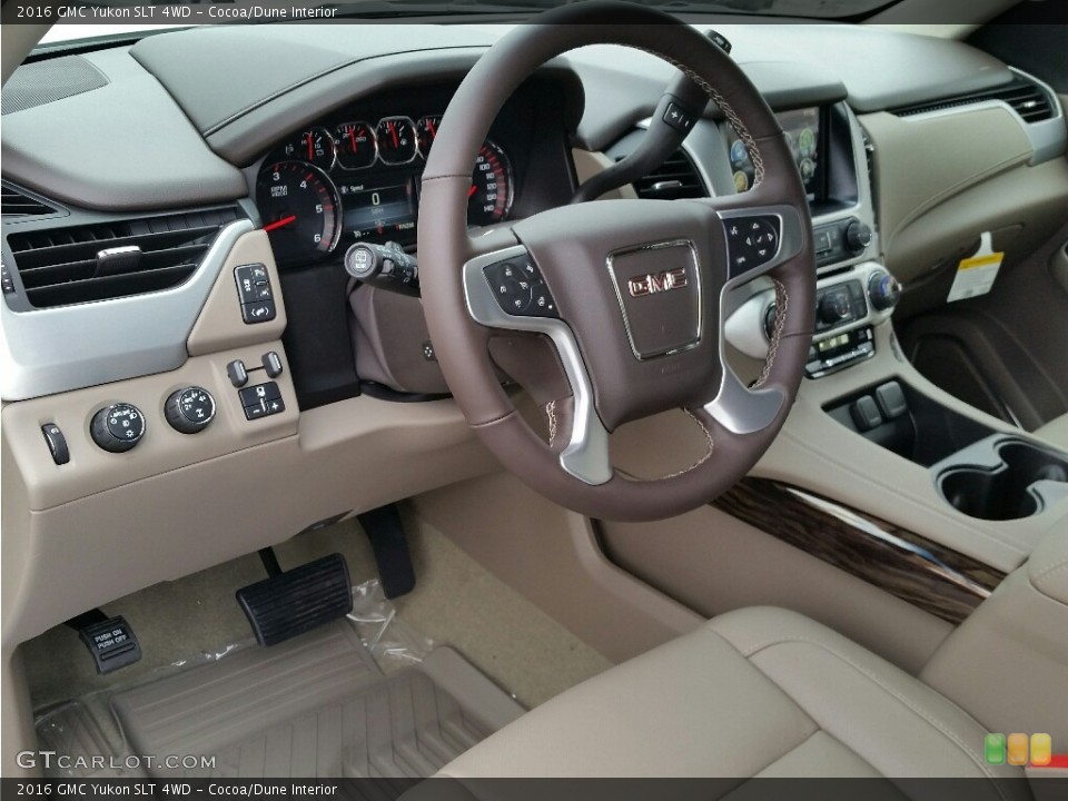 Cocoa/Dune Interior Photo for the 2016 GMC Yukon SLT 4WD #112700017