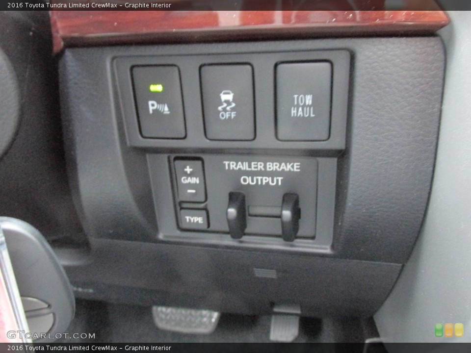 Graphite Interior Controls for the 2016 Toyota Tundra Limited CrewMax #112703284
