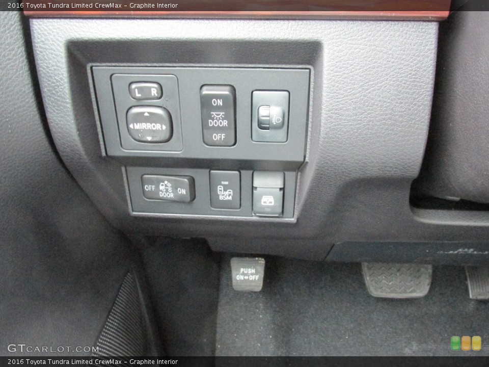 Graphite Interior Controls for the 2016 Toyota Tundra Limited CrewMax #112703374