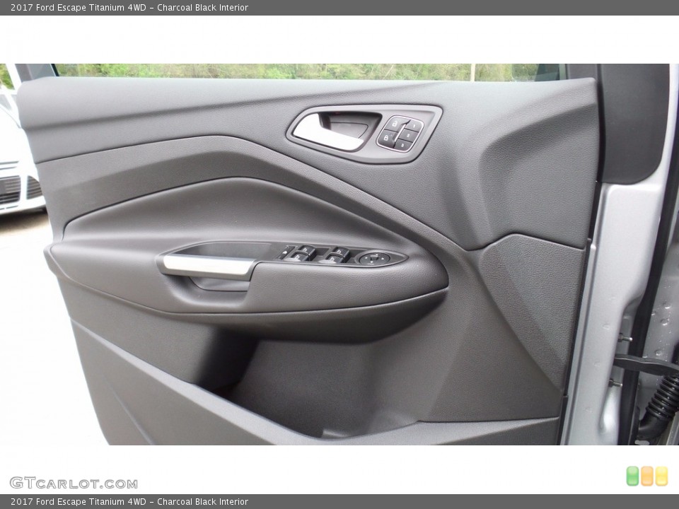 Charcoal Black Interior Door Panel for the 2017 Ford Escape Titanium 4WD #112712137