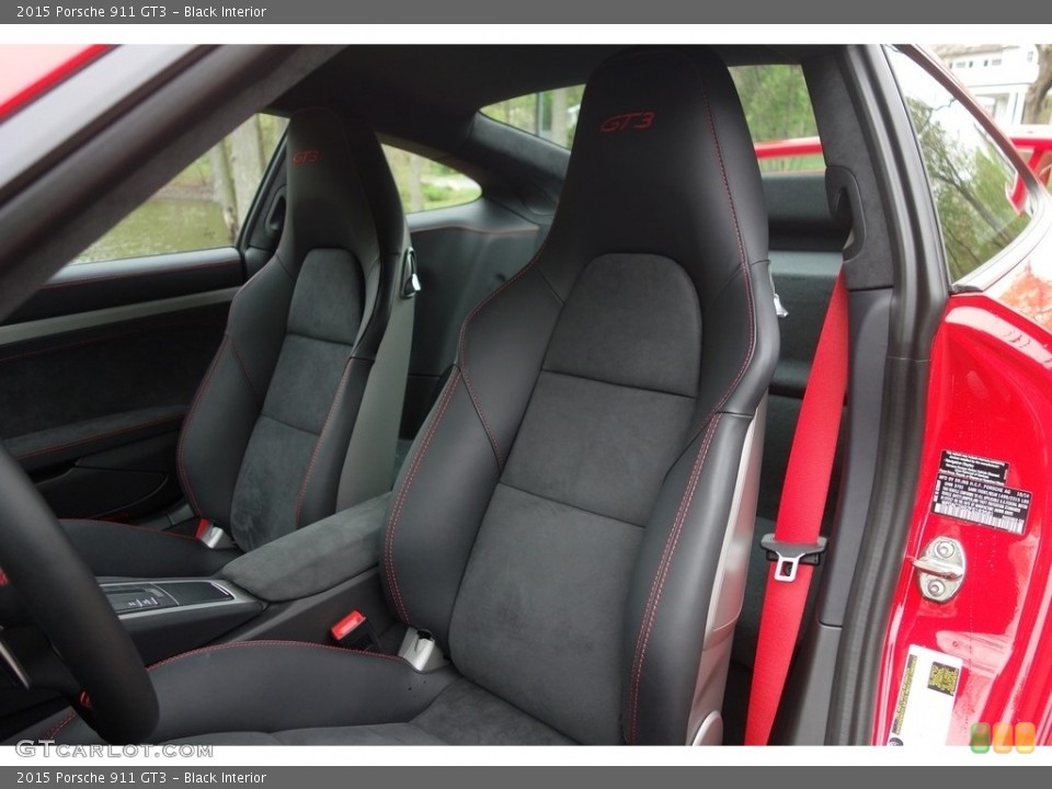 Black Interior Front Seat for the 2015 Porsche 911 GT3 #112722666