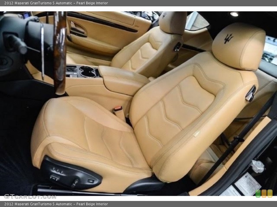 Pearl Beige Interior Front Seat for the 2012 Maserati GranTurismo S Automatic #112730883
