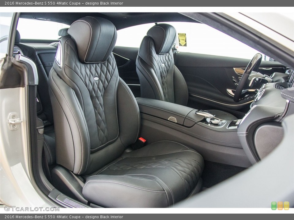 designo Black Interior Photo for the 2016 Mercedes-Benz S 550 4Matic Coupe #112735800