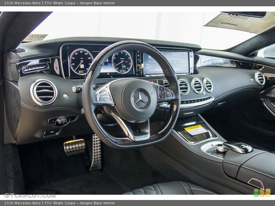 designo Black Interior Dashboard for the 2016 Mercedes-Benz S 550 4Matic Coupe #112735866