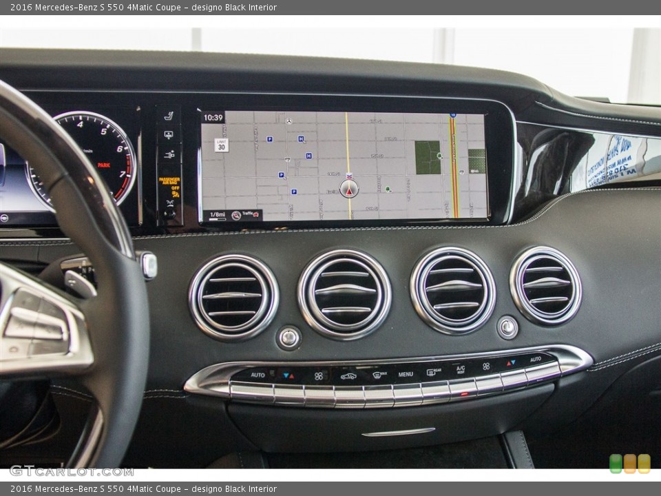 designo Black Interior Navigation for the 2016 Mercedes-Benz S 550 4Matic Coupe #112735938