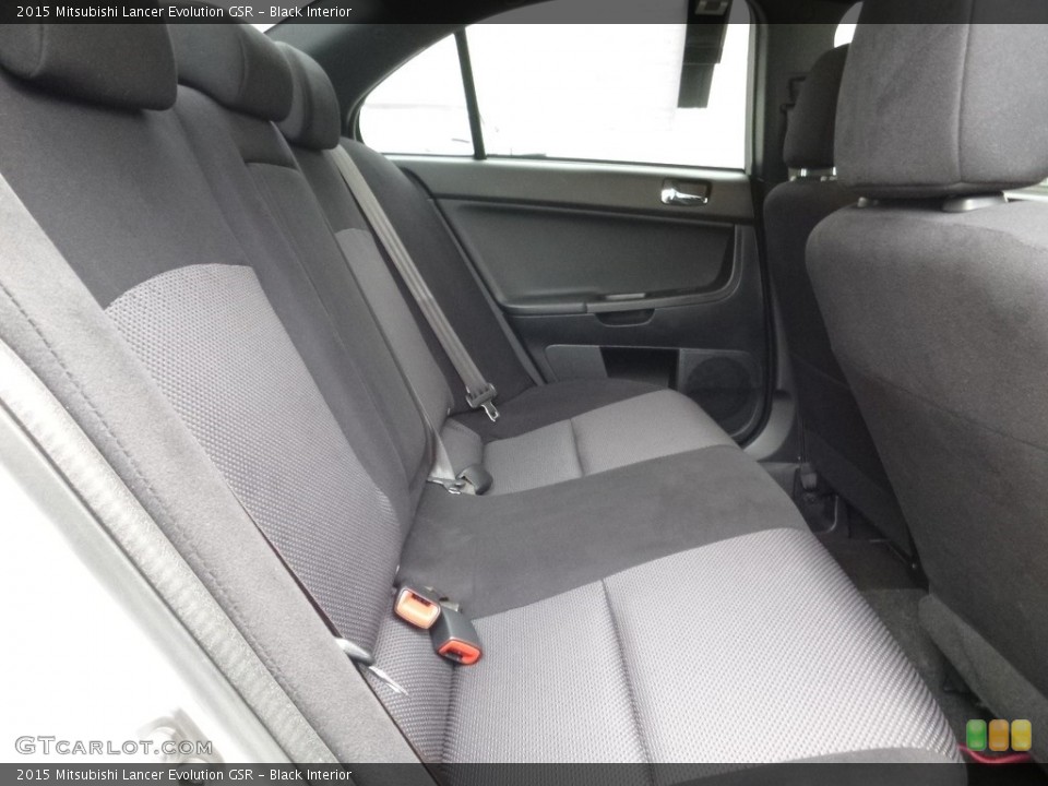 Black Interior Rear Seat for the 2015 Mitsubishi Lancer Evolution GSR #112737705