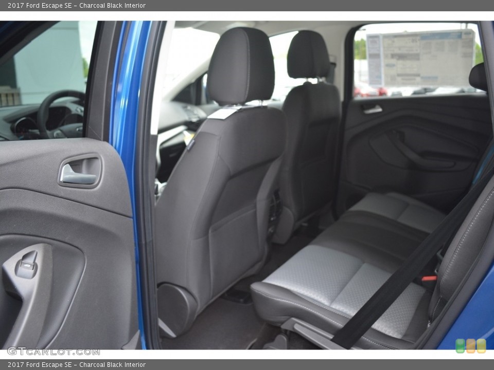 Charcoal Black Interior Rear Seat for the 2017 Ford Escape SE #112755443