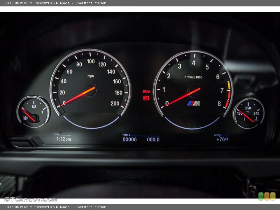 Silverstone Interior Gauges for the 2016 BMW X6 M  #112755665