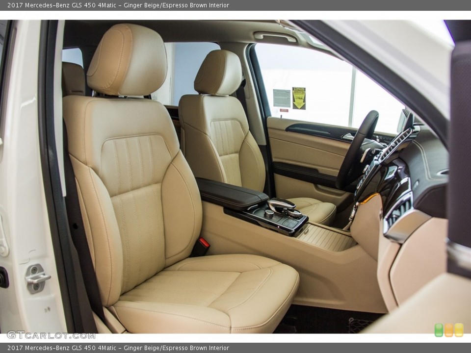 Ginger Beige/Espresso Brown 2017 Mercedes-Benz GLS Interiors