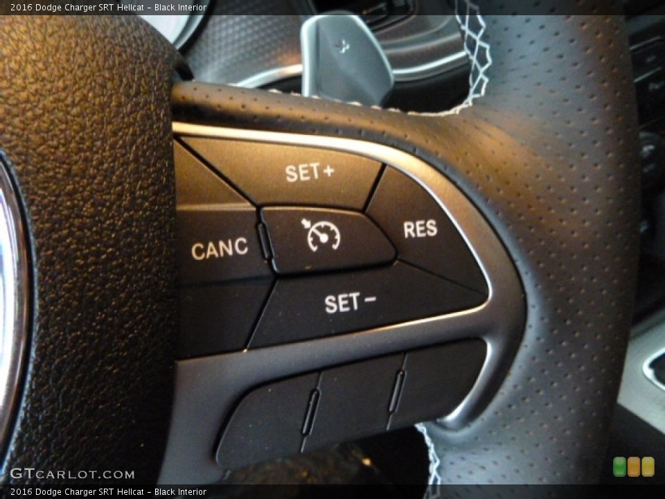 Black Interior Controls for the 2016 Dodge Charger SRT Hellcat #112796779