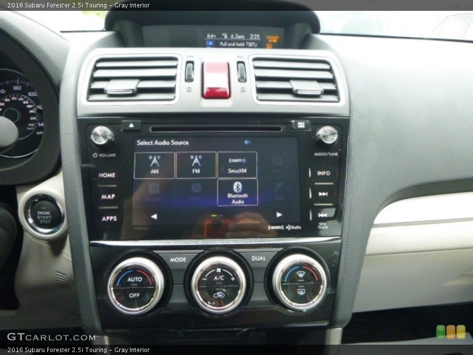 Gray Interior Controls for the 2016 Subaru Forester 2.5i Touring #112803626