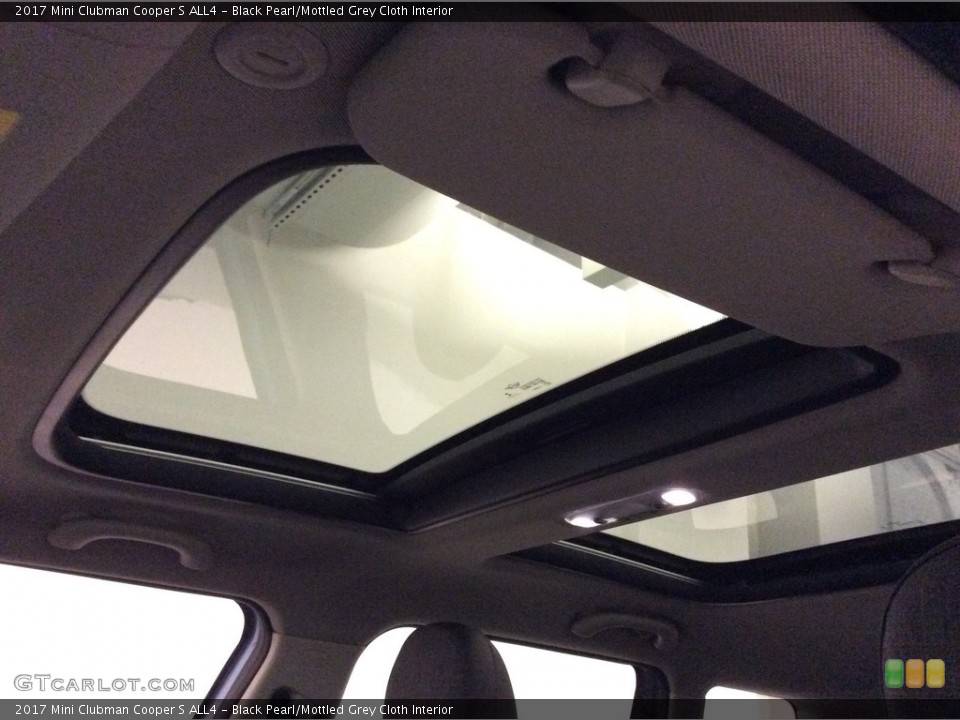 Black Pearl/Mottled Grey Cloth Interior Sunroof for the 2017 Mini Clubman Cooper S ALL4 #112829435