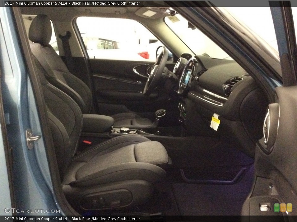 Black Pearl/Mottled Grey Cloth Interior Front Seat for the 2017 Mini Clubman Cooper S ALL4 #112829456