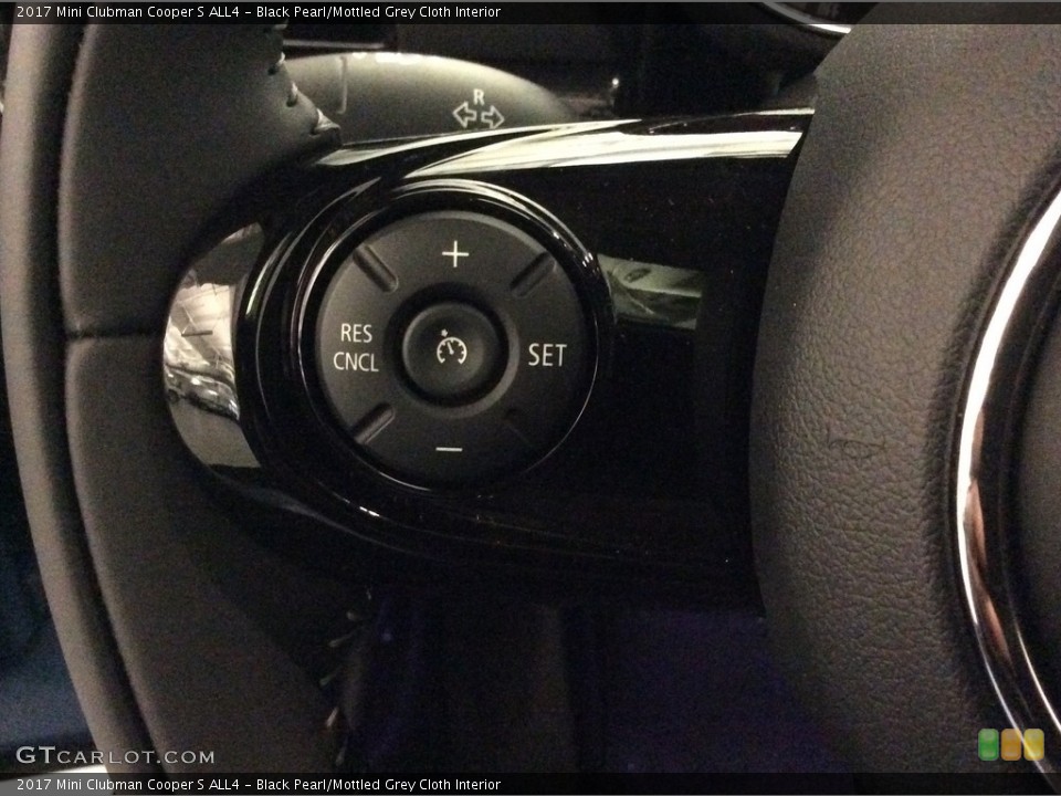 Black Pearl/Mottled Grey Cloth Interior Controls for the 2017 Mini Clubman Cooper S ALL4 #112829552