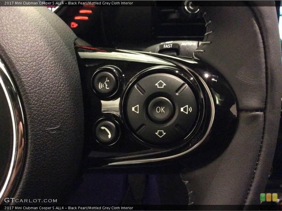 Black Pearl/Mottled Grey Cloth Interior Controls for the 2017 Mini Clubman Cooper S ALL4 #112829573