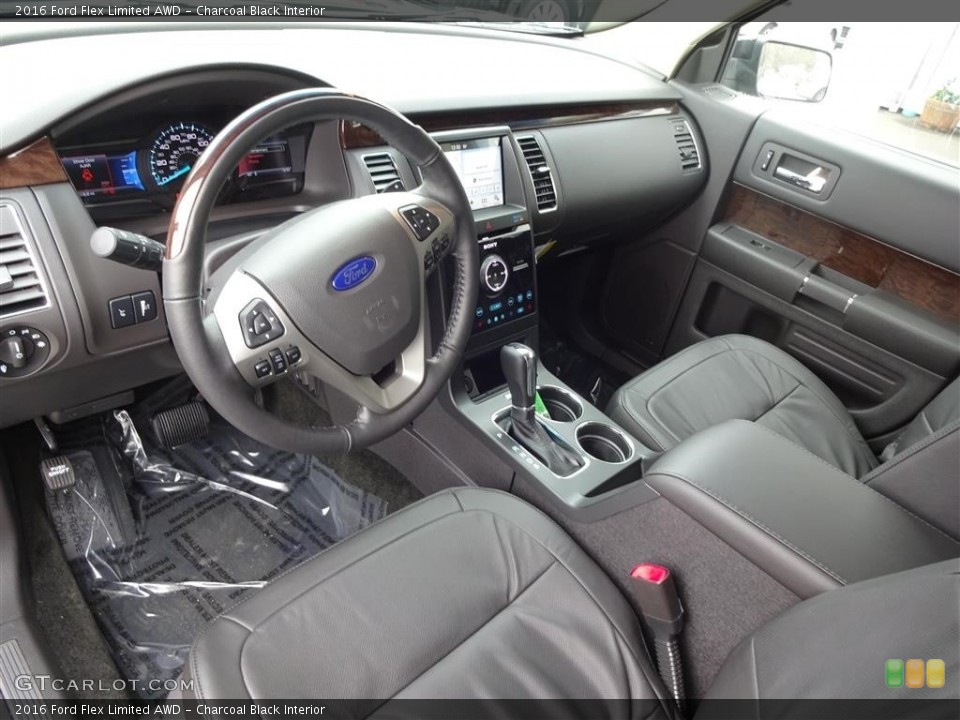 Charcoal Black Interior Photo for the 2016 Ford Flex Limited AWD #112836864