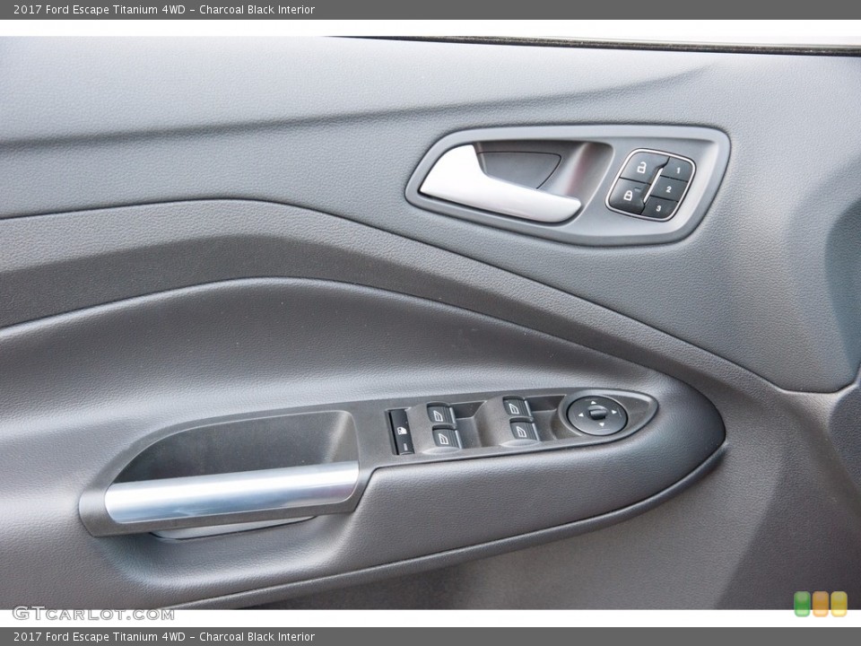 Charcoal Black Interior Door Panel for the 2017 Ford Escape Titanium 4WD #112839732