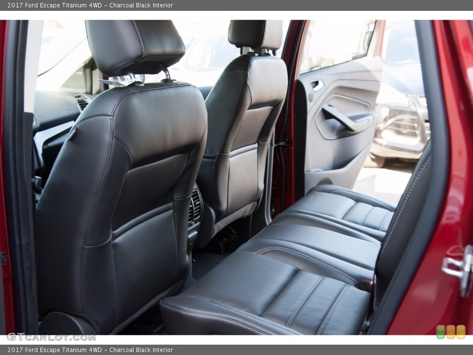 Charcoal Black Interior Rear Seat for the 2017 Ford Escape Titanium 4WD #112839822