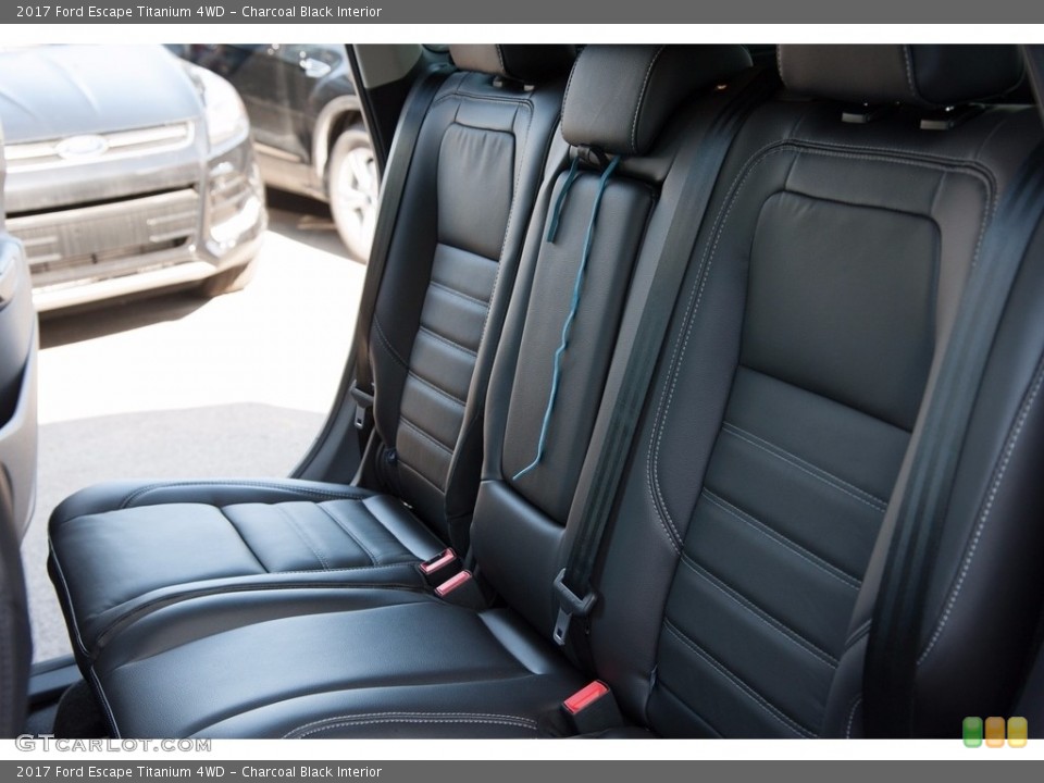 Charcoal Black Interior Rear Seat for the 2017 Ford Escape Titanium 4WD #112839837