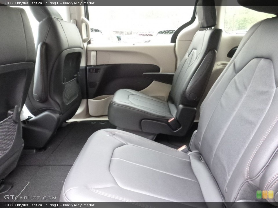 Black/Alloy Interior Rear Seat for the 2017 Chrysler Pacifica Touring L #112844261