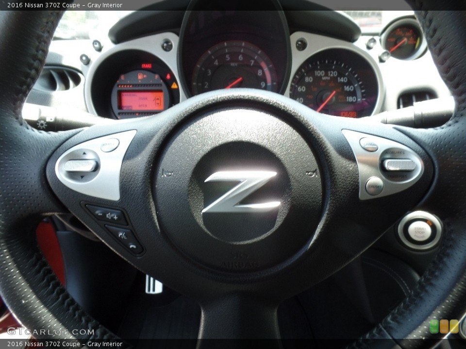 Gray Interior Steering Wheel for the 2016 Nissan 370Z Coupe #112851704