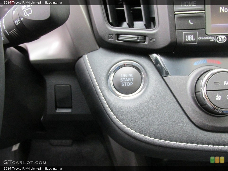 Black Interior Controls for the 2016 Toyota RAV4 Limited #112855148