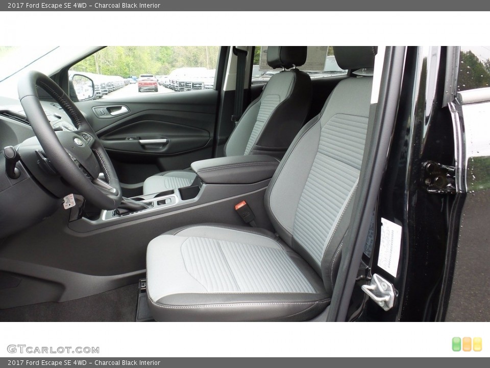 Charcoal Black Interior Front Seat for the 2017 Ford Escape SE 4WD #112876479